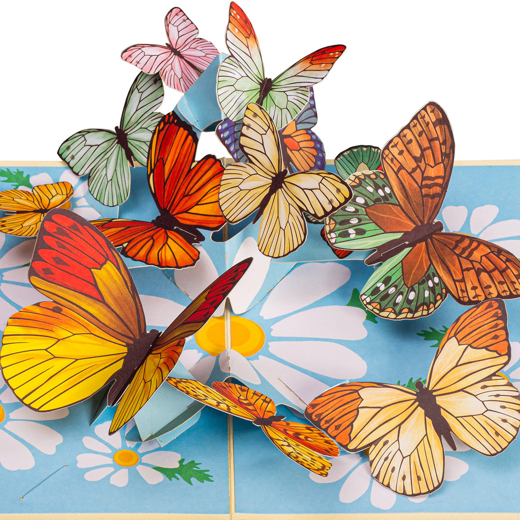 Spring Butterflies 3D Pop Up Card – Eco-Friendly