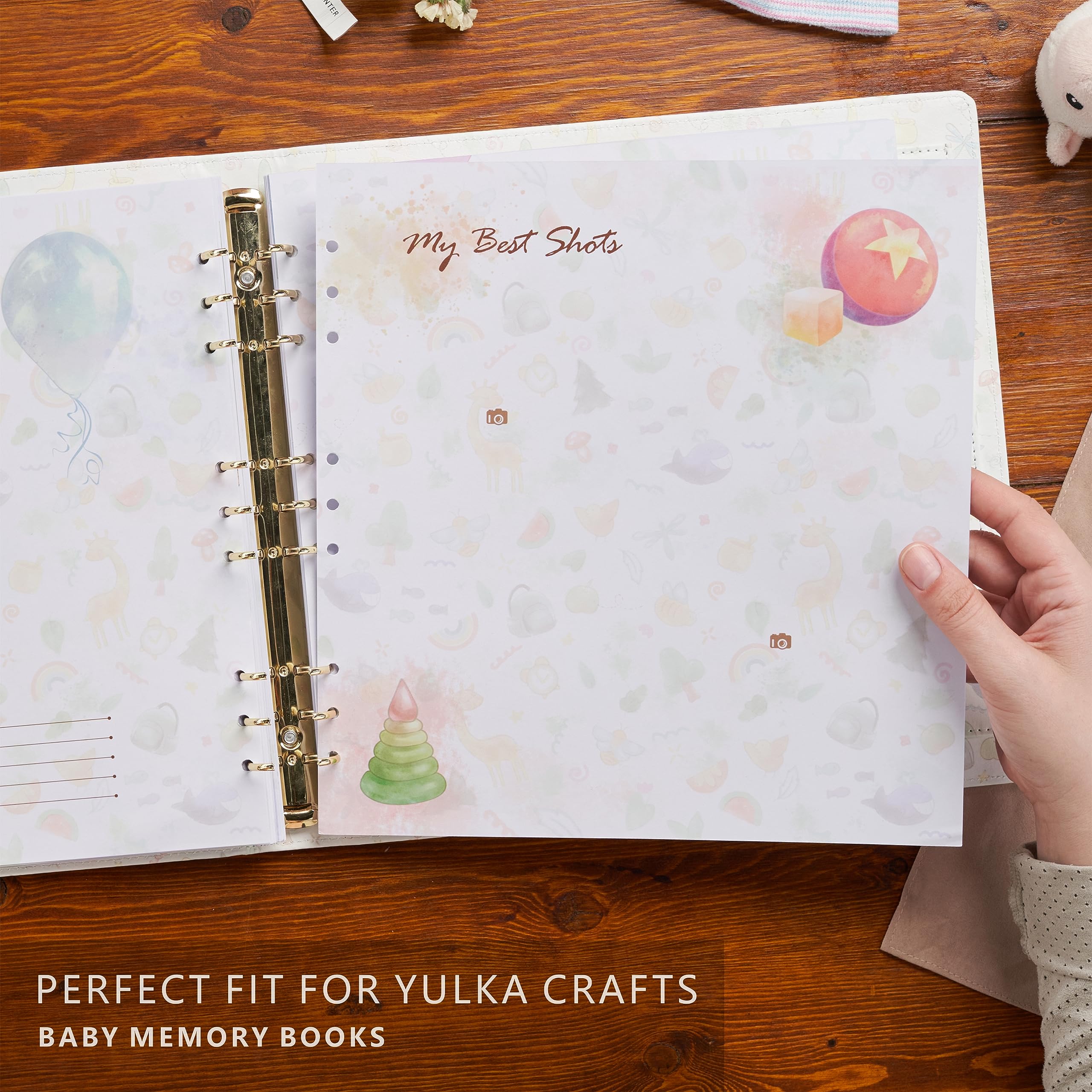 Keepsake Baby Memory Book — Leather-Bound Milestone Journal for Boys & Girls