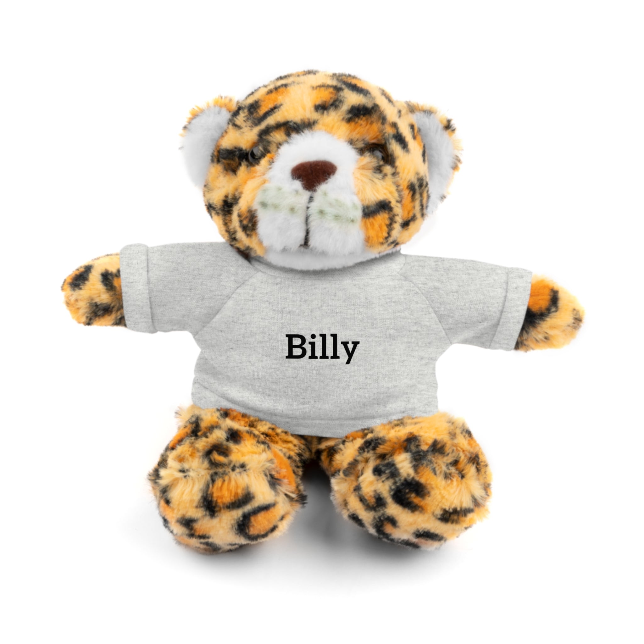 Personalized Stuffed Animal with Tee — Custom Name Plush