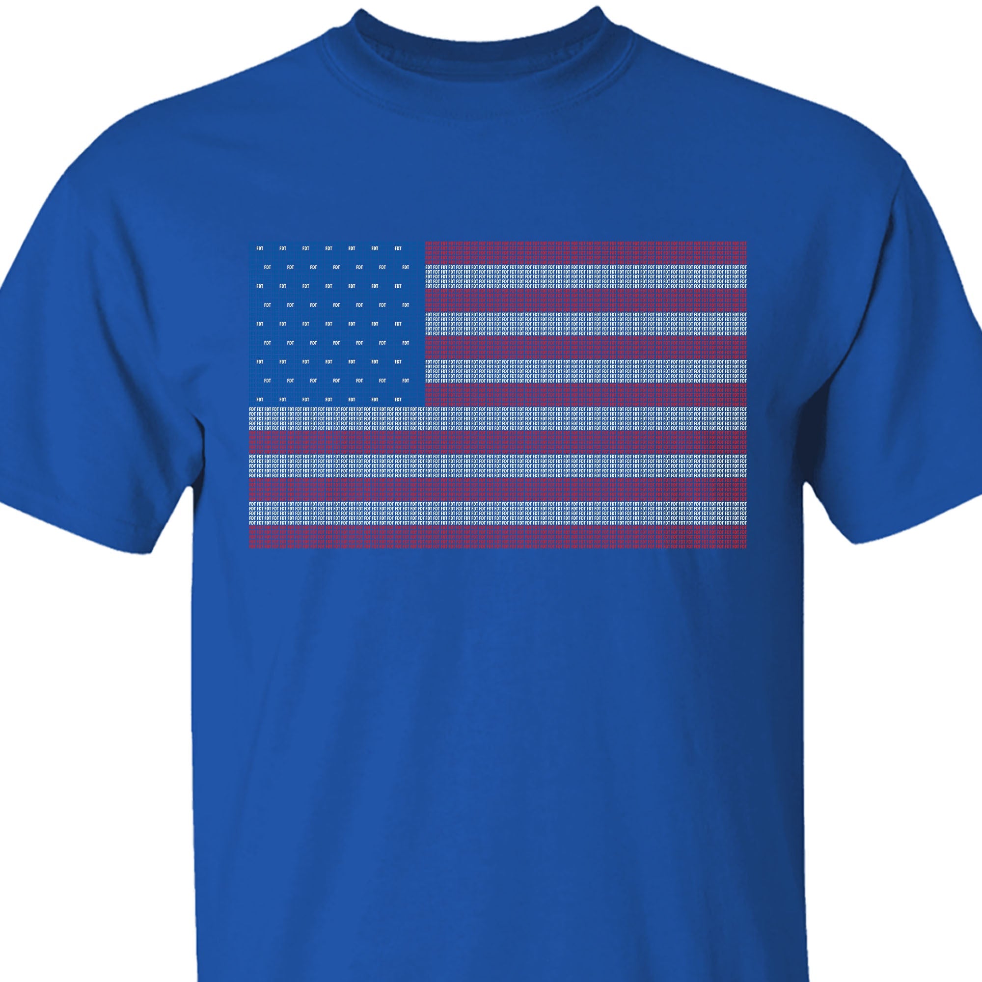 Dezentes FDT-USA-Flagge-Shirt | USA-Flagge-Shirt zum 4. Juli | Anti-Trump Politisches Shirt | Independence Day Shirt 682549