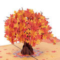 Herbstbaum-Pop-Up-Karte