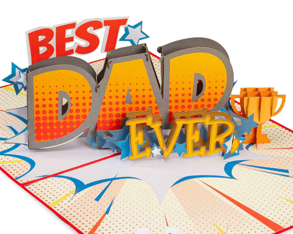 Beste Papa Pop-Up Karte