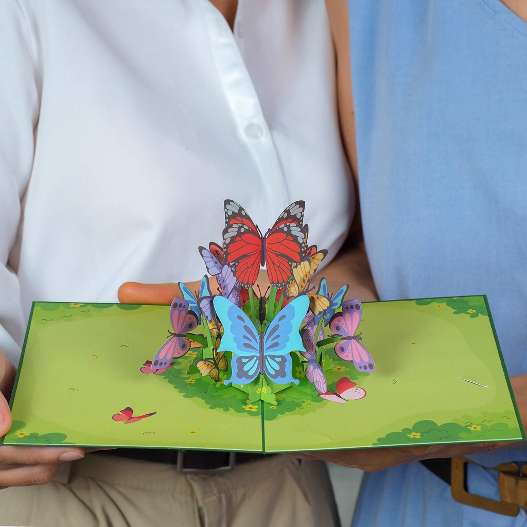 Schmetterlinge Pop-Up-Karte