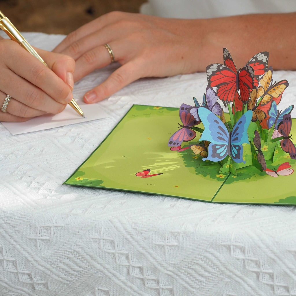 Schmetterlinge Pop-Up-Karte
