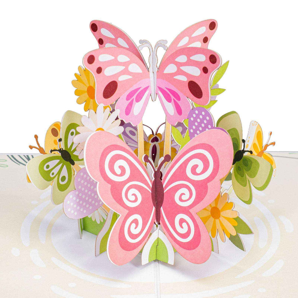 Butterflies Pop Up Card - 5" x 7"