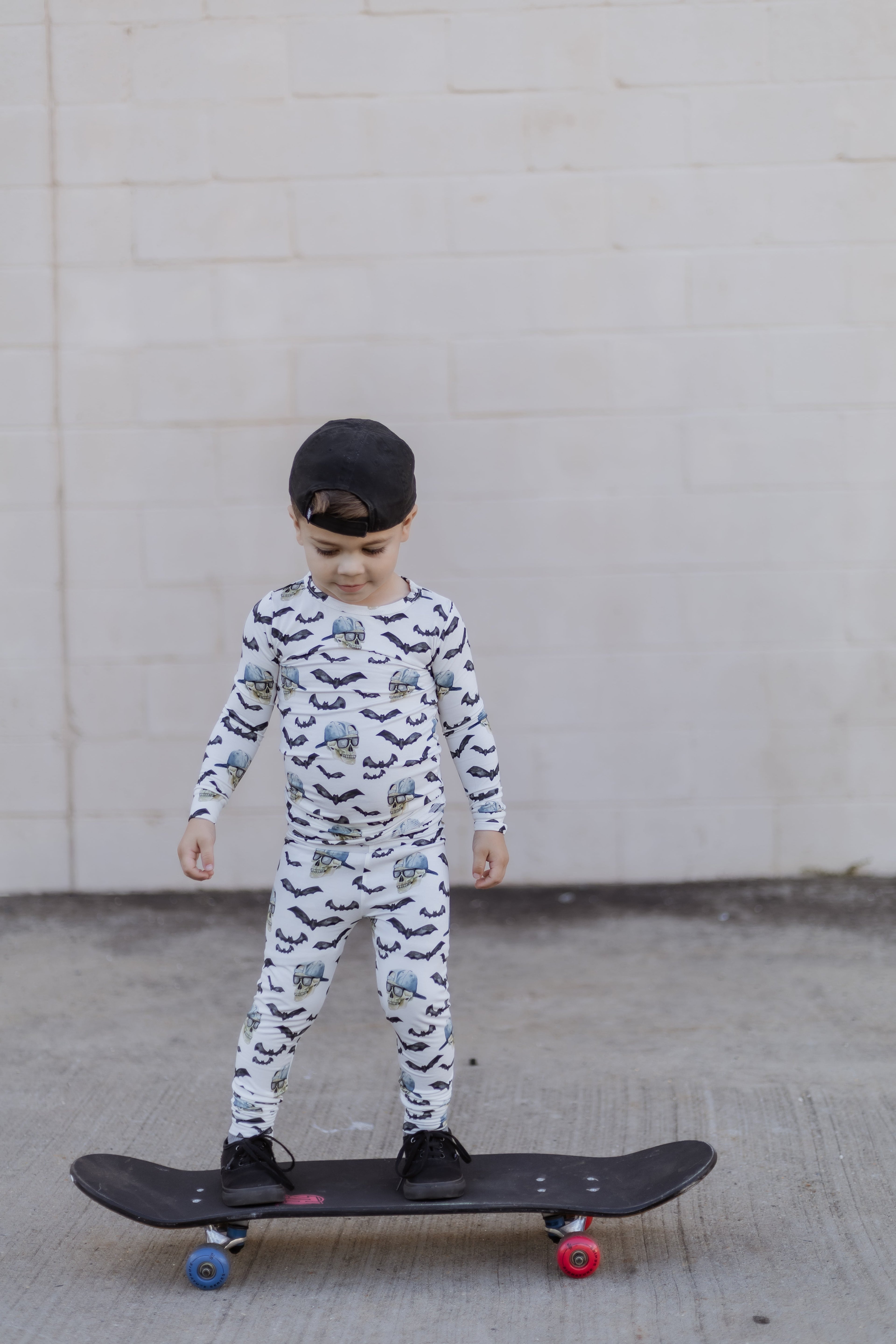 Spooky Bro 2-teiliger Pyjama aus Bambus