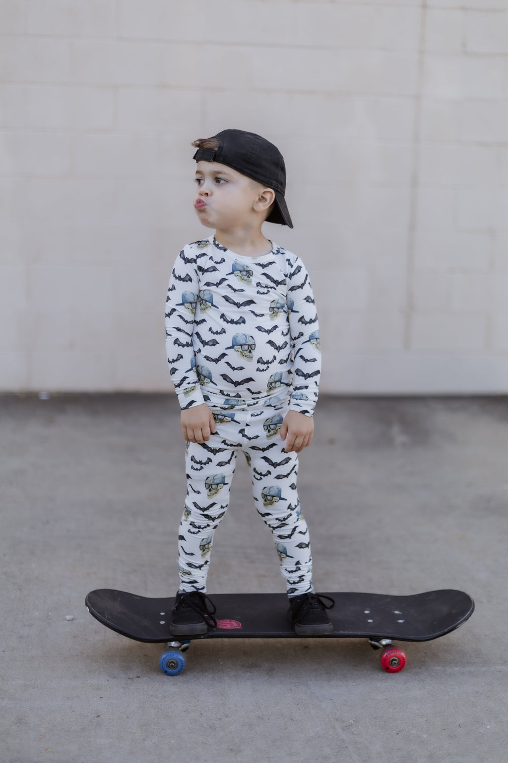 Spooky Bro 2-teiliger Pyjama aus Bambus