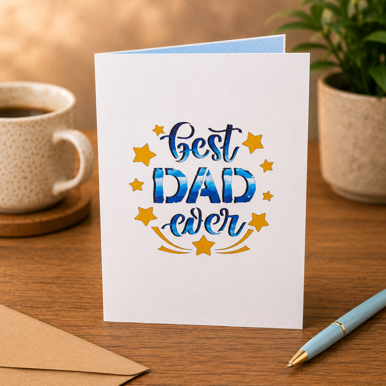 Papa Bear Pop Up Card Fathers Day Card