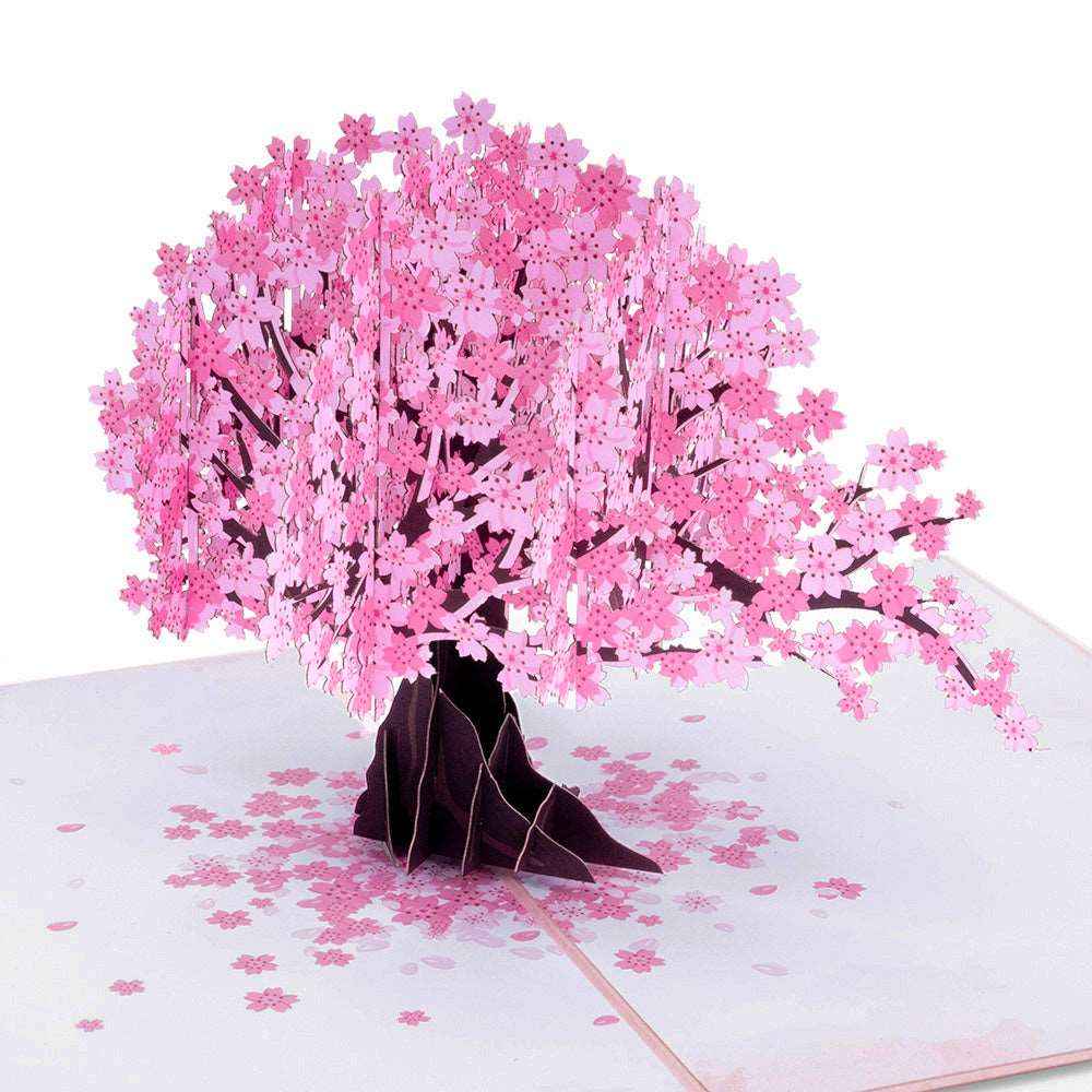 Kirschblüten Pop-up-Karte