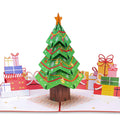 Weihnachtsbaum-Pop-Up-Karte