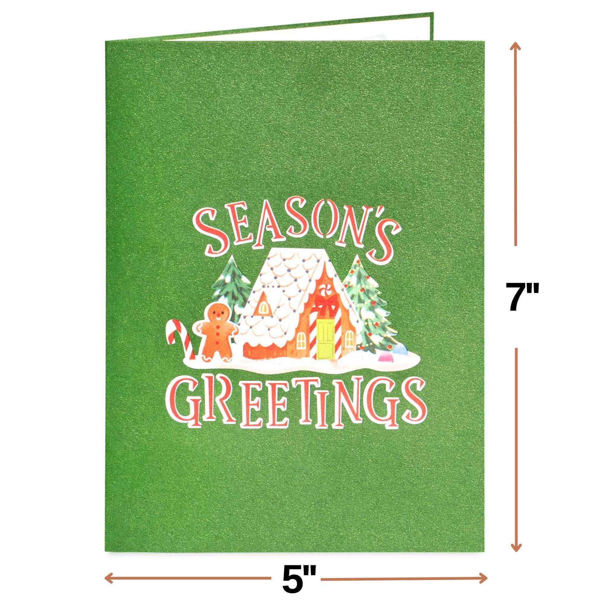 Gingerbread Town Pop Up Card