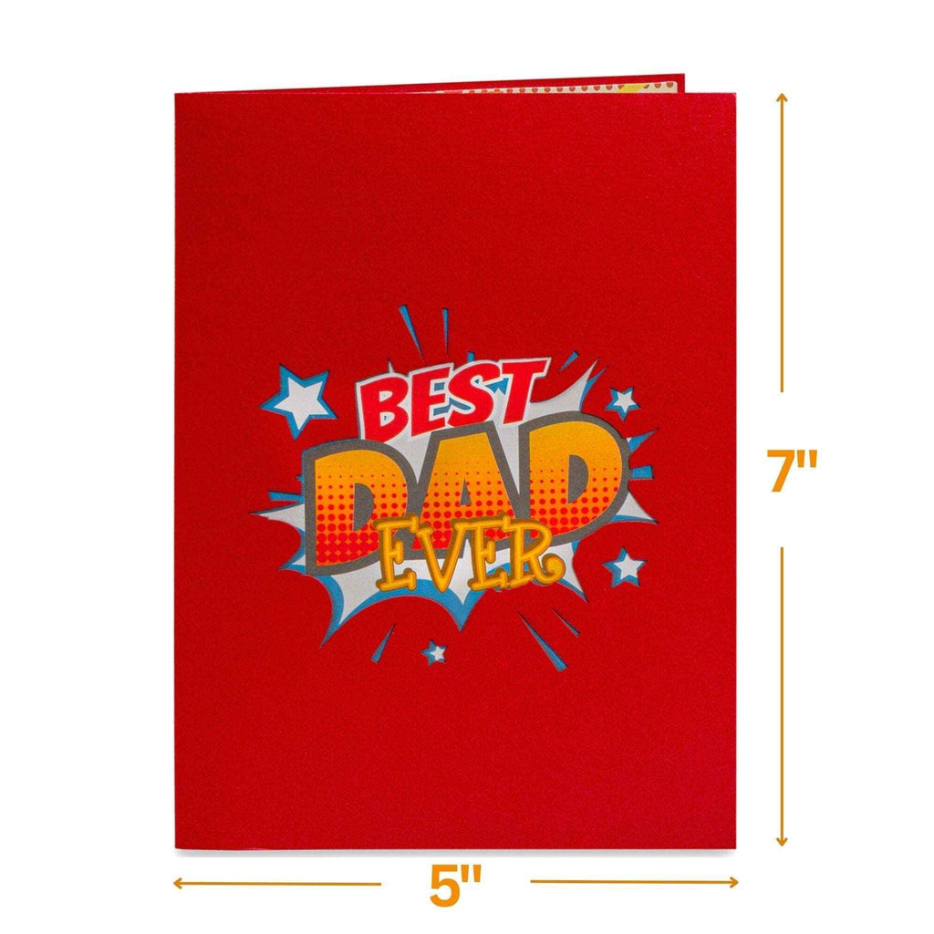 Beste Papa Pop-Up Karte