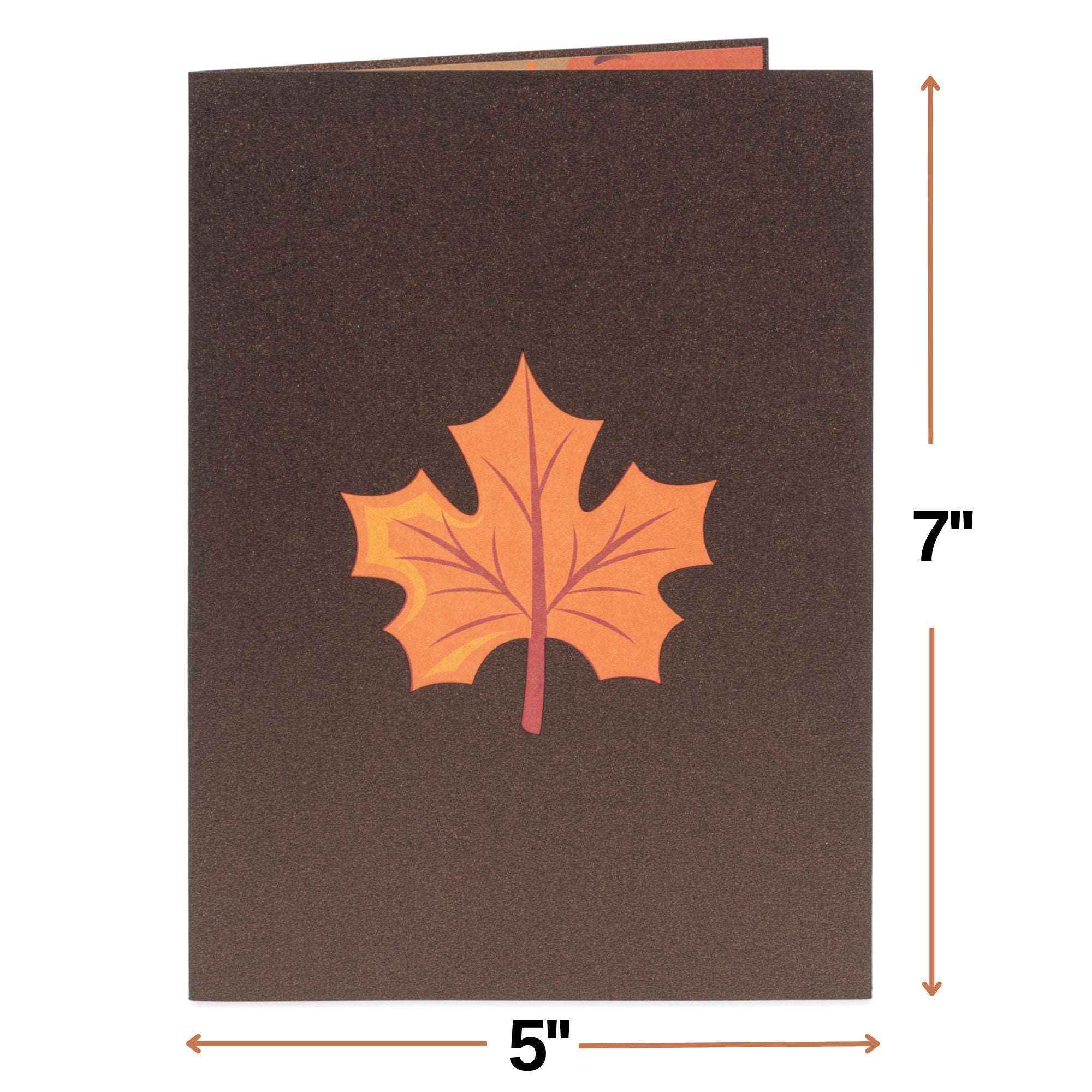 Herbstbaum-Pop-Up-Karte