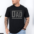 Papa, Retro Kariert, Vatertag, Freund, Ehemann, Bruder, Geschenk für Männer, T-Shirt im weichen Stil