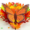 Herbst-Schmetterlings-Pop-Up-Karte