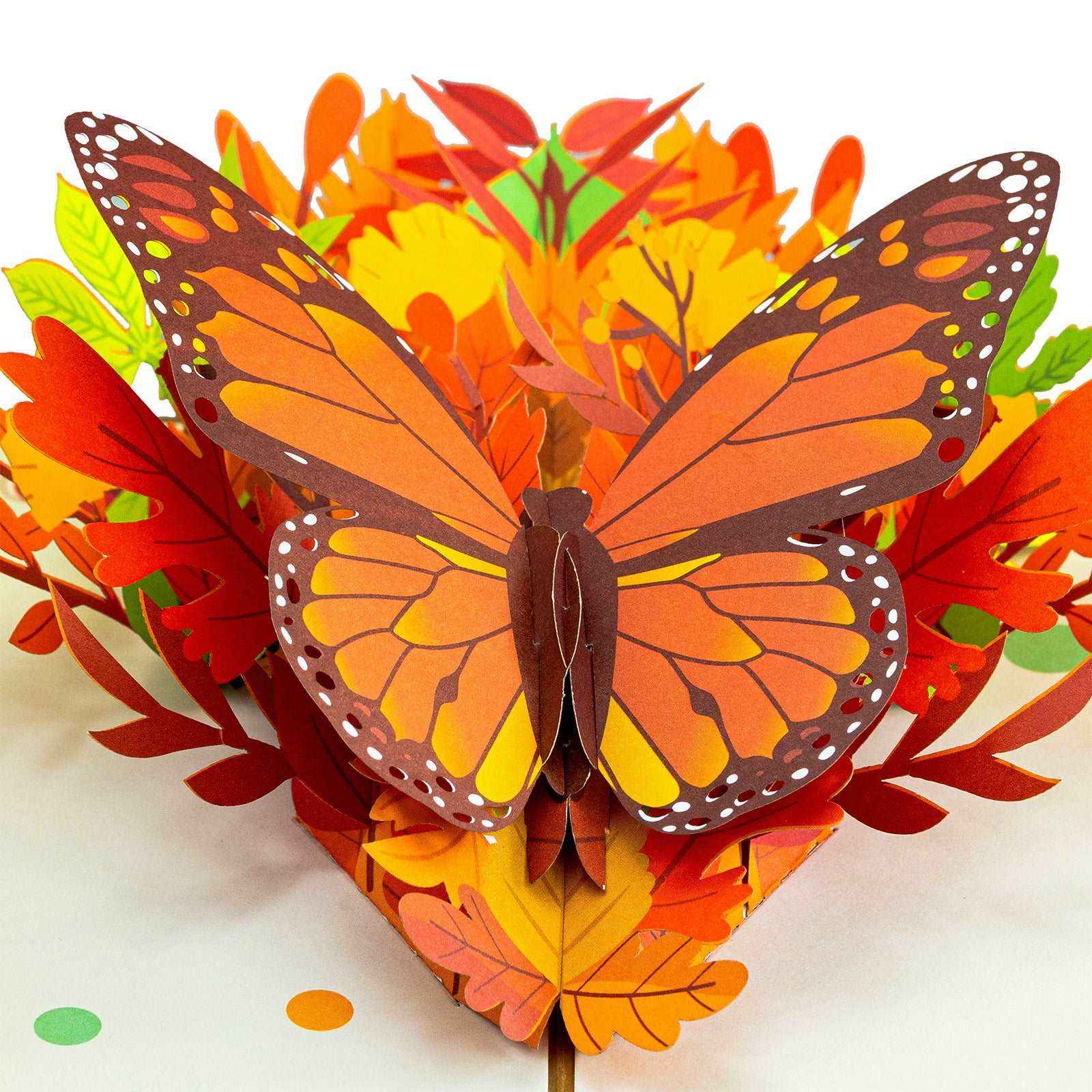 Herbst-Schmetterlings-Pop-Up-Karte