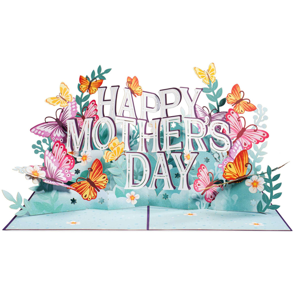 Happy Mother's Day Butterfly 3D Pop Up Card