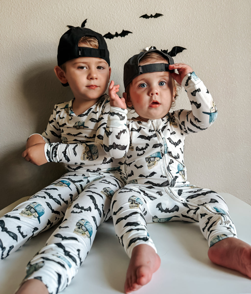 Spooky Bro 2-teiliger Pyjama aus Bambus