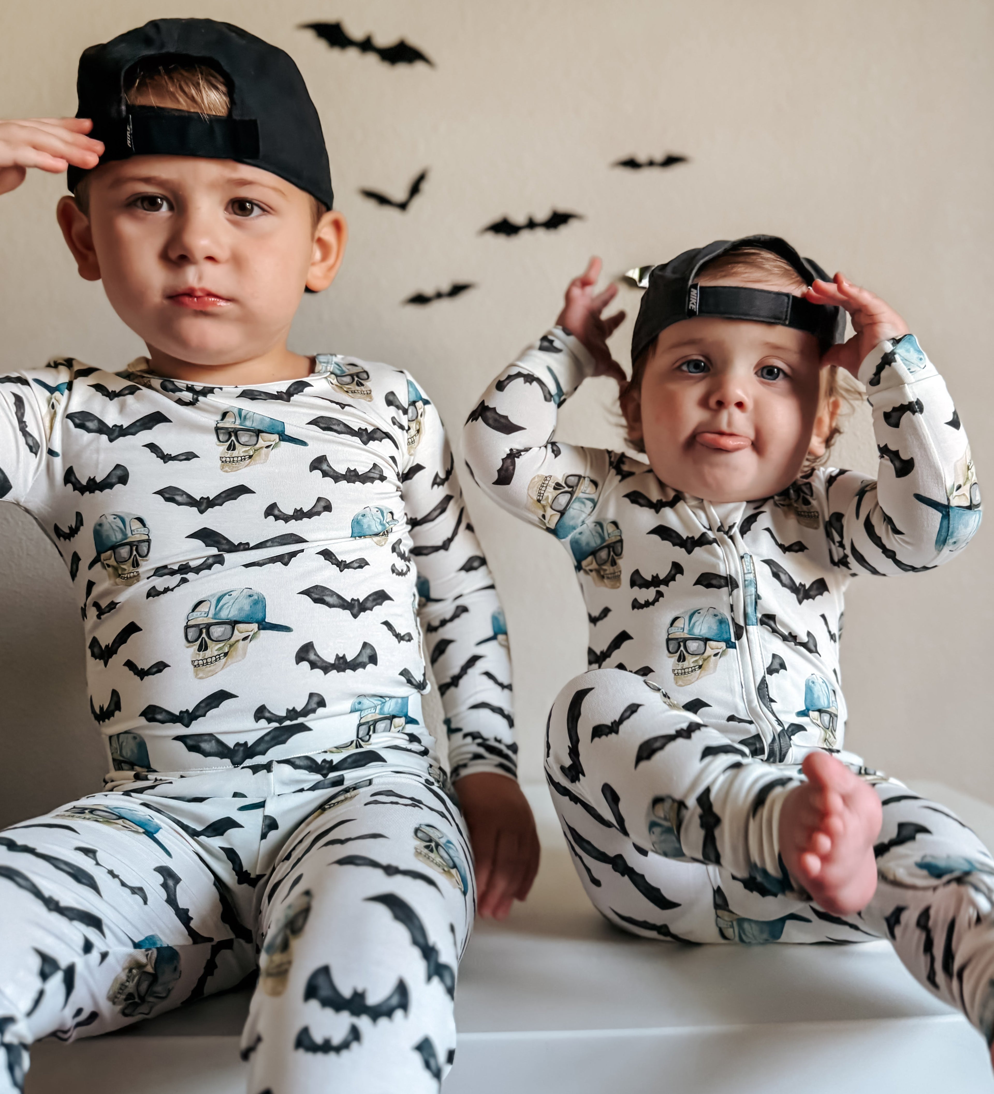 Spooky Bro 2-teiliger Pyjama aus Bambus