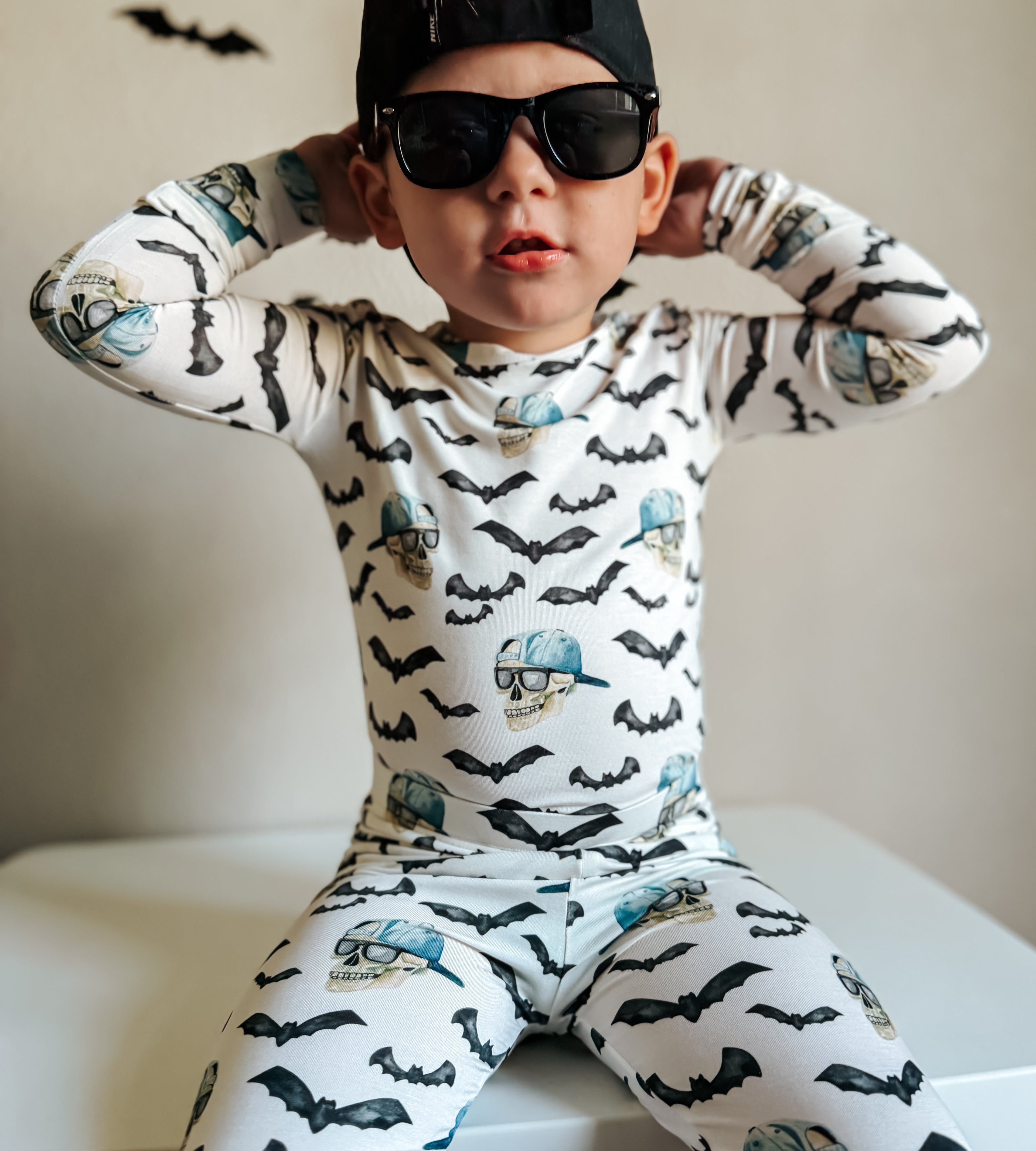 Spooky Bro 2-teiliger Pyjama aus Bambus