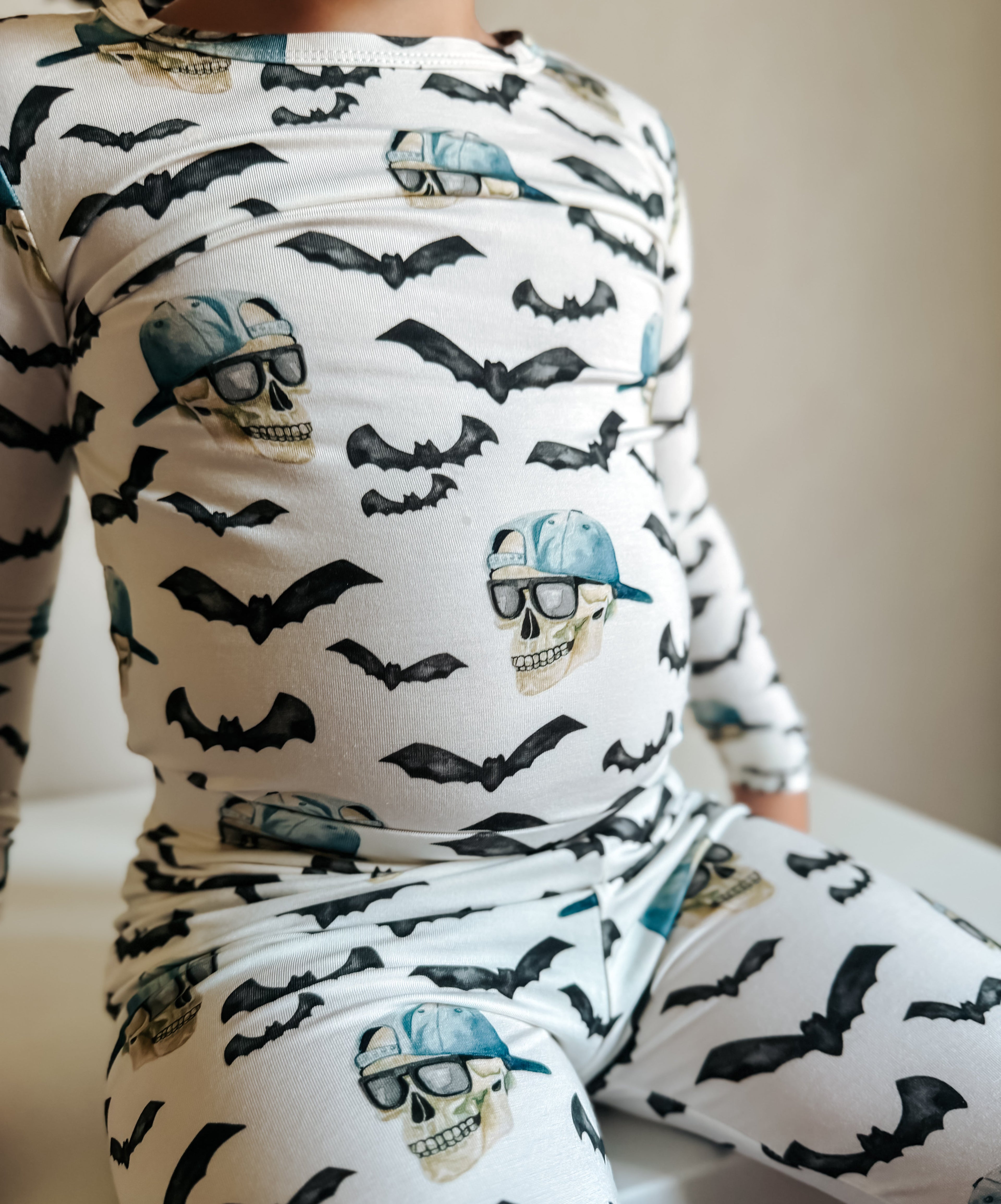 Spooky Bro 2-teiliger Pyjama aus Bambus