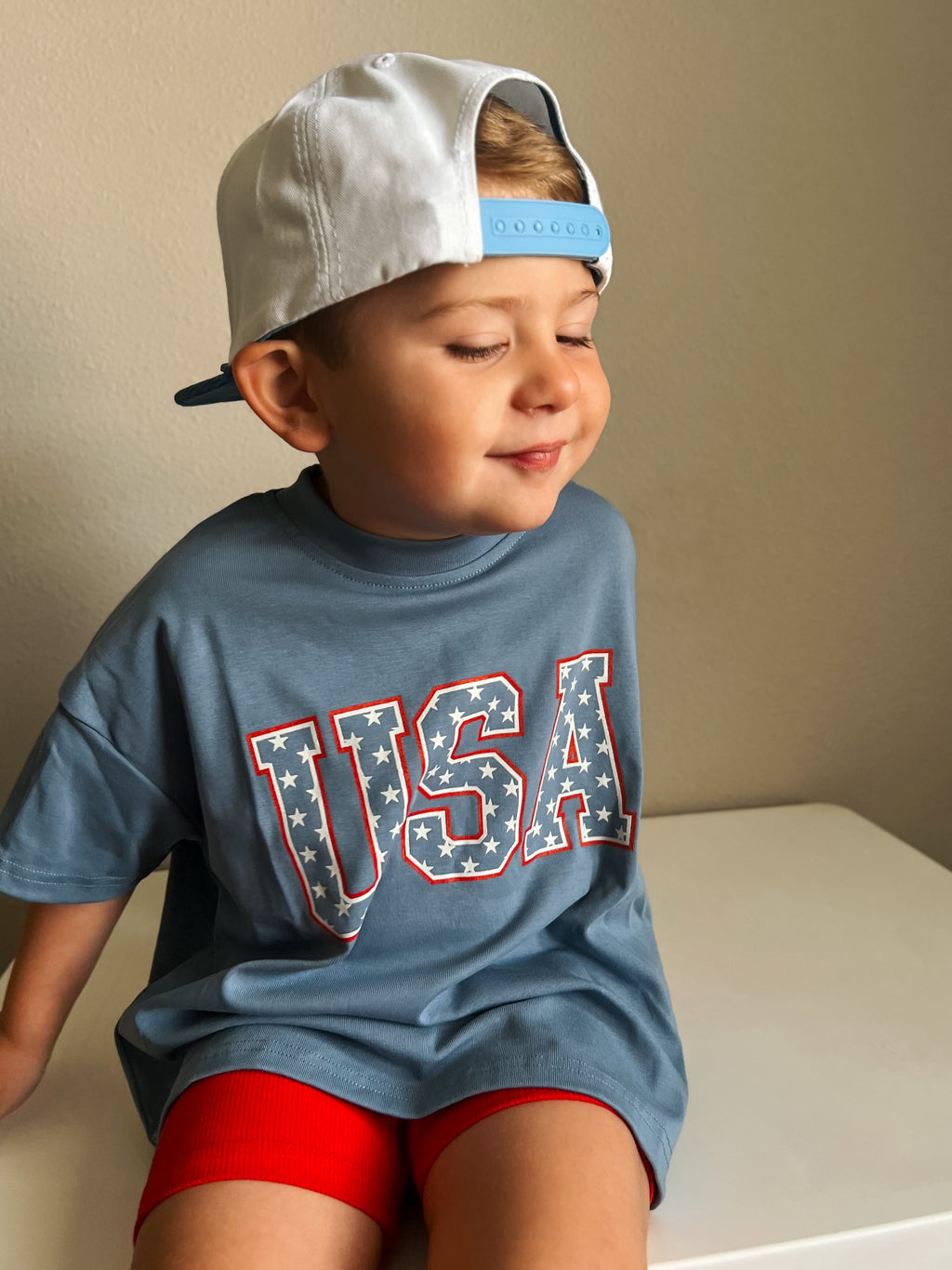 USA Stars Oversized T-Shirt