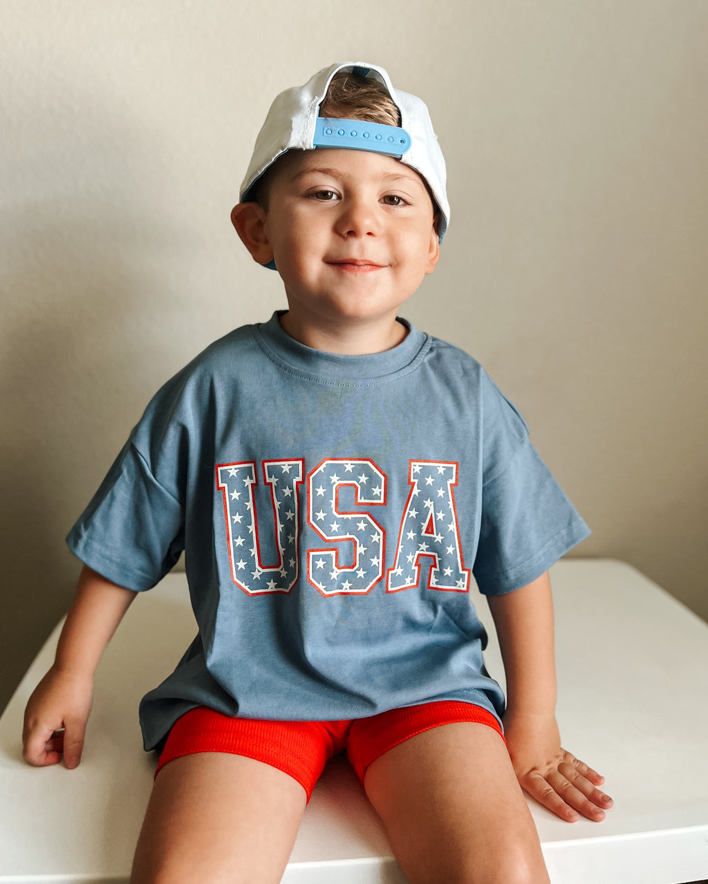 USA Stars Oversized T-Shirt