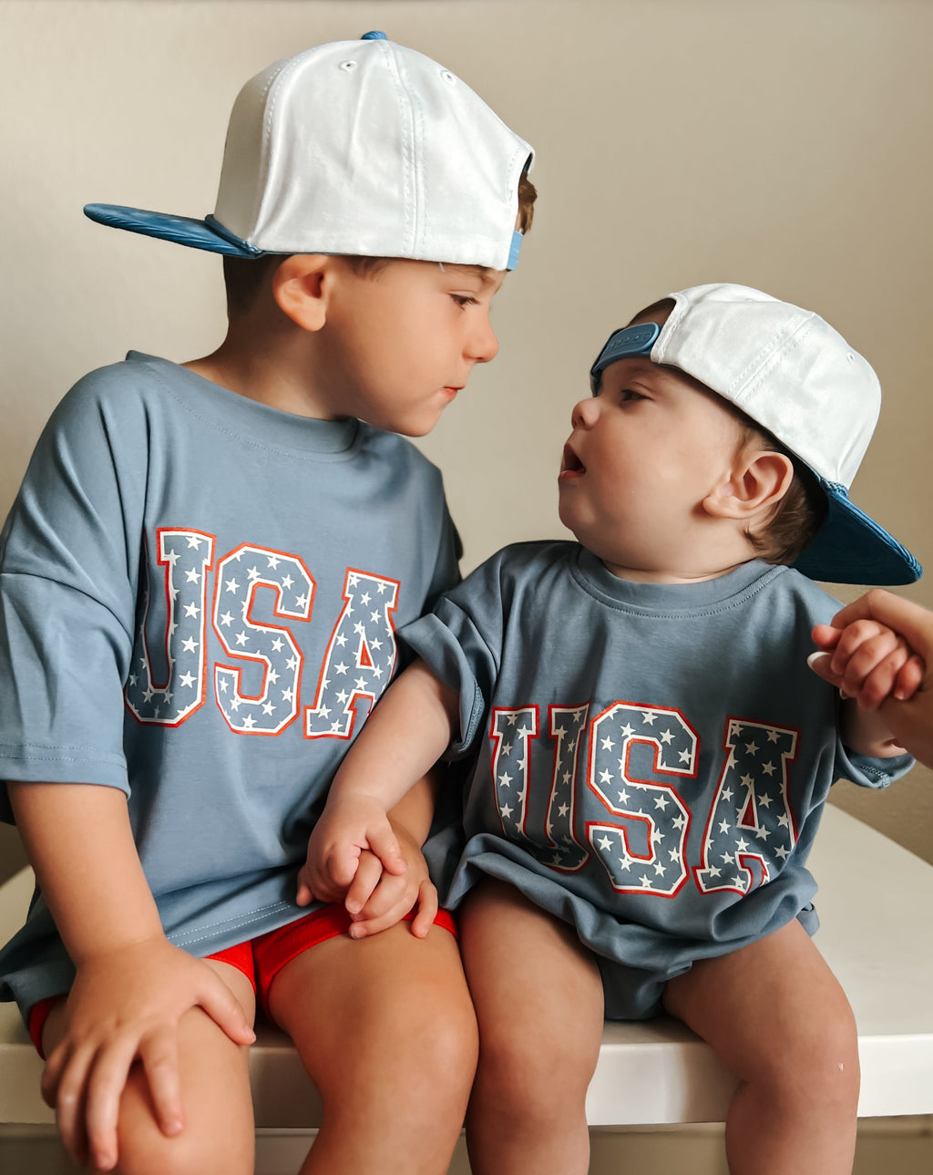 USA Stars Oversized T-Shirt