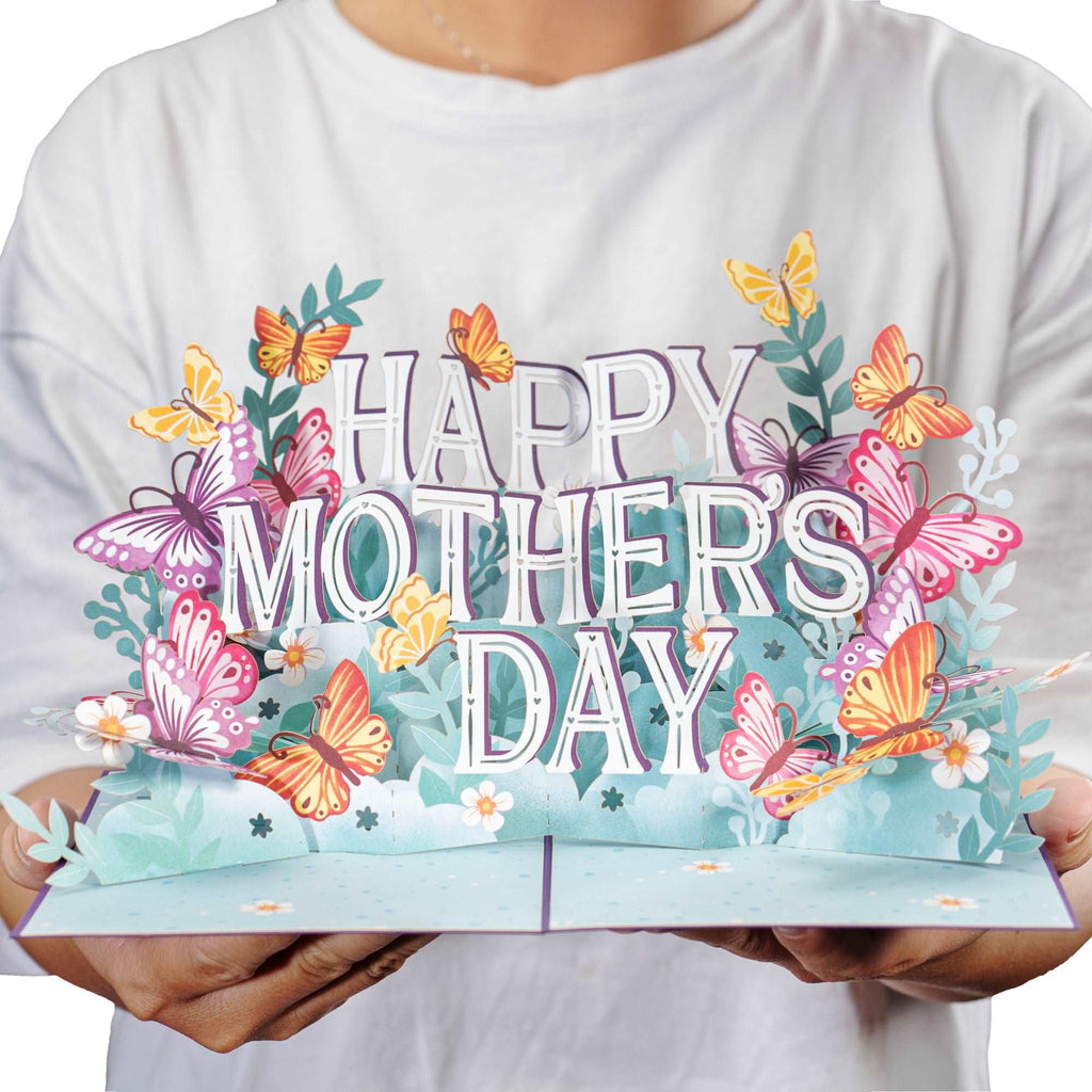 Happy Mother's Day Butterfly 3D Pop Up Card