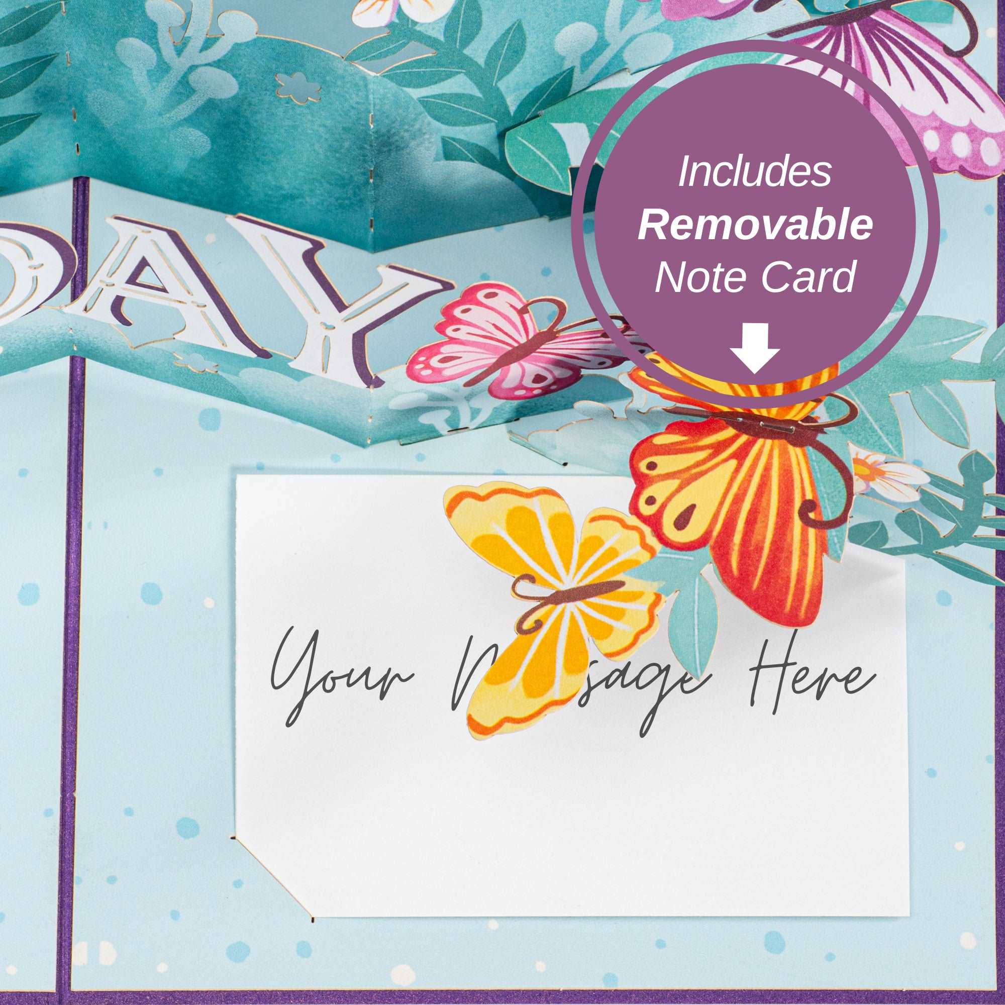 Happy Mother's Day Butterfly 3D Pop Up Card