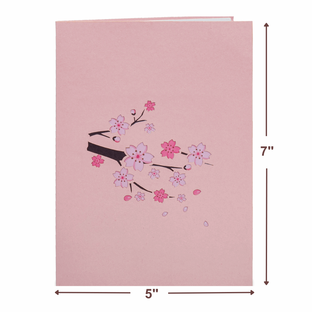 Kirschblüten Pop-up-Karte
