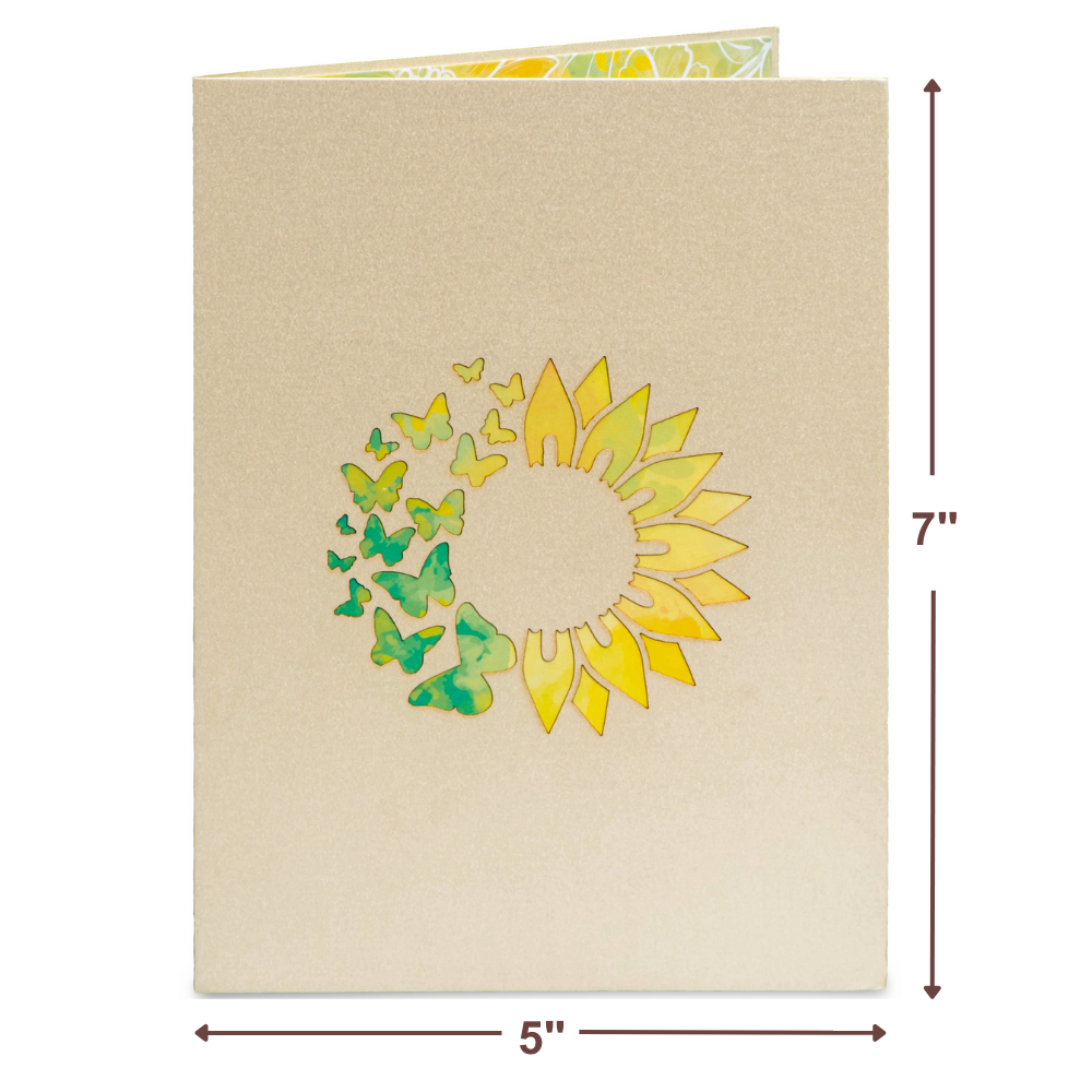 Sonnenblumen Pop-Up-Karte