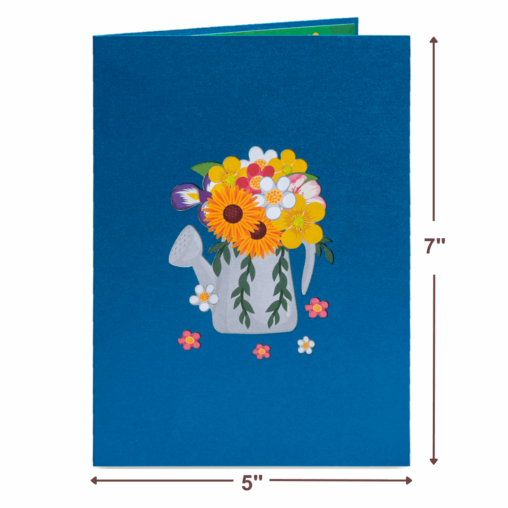 Blumenwagen Pop-Up-Karte