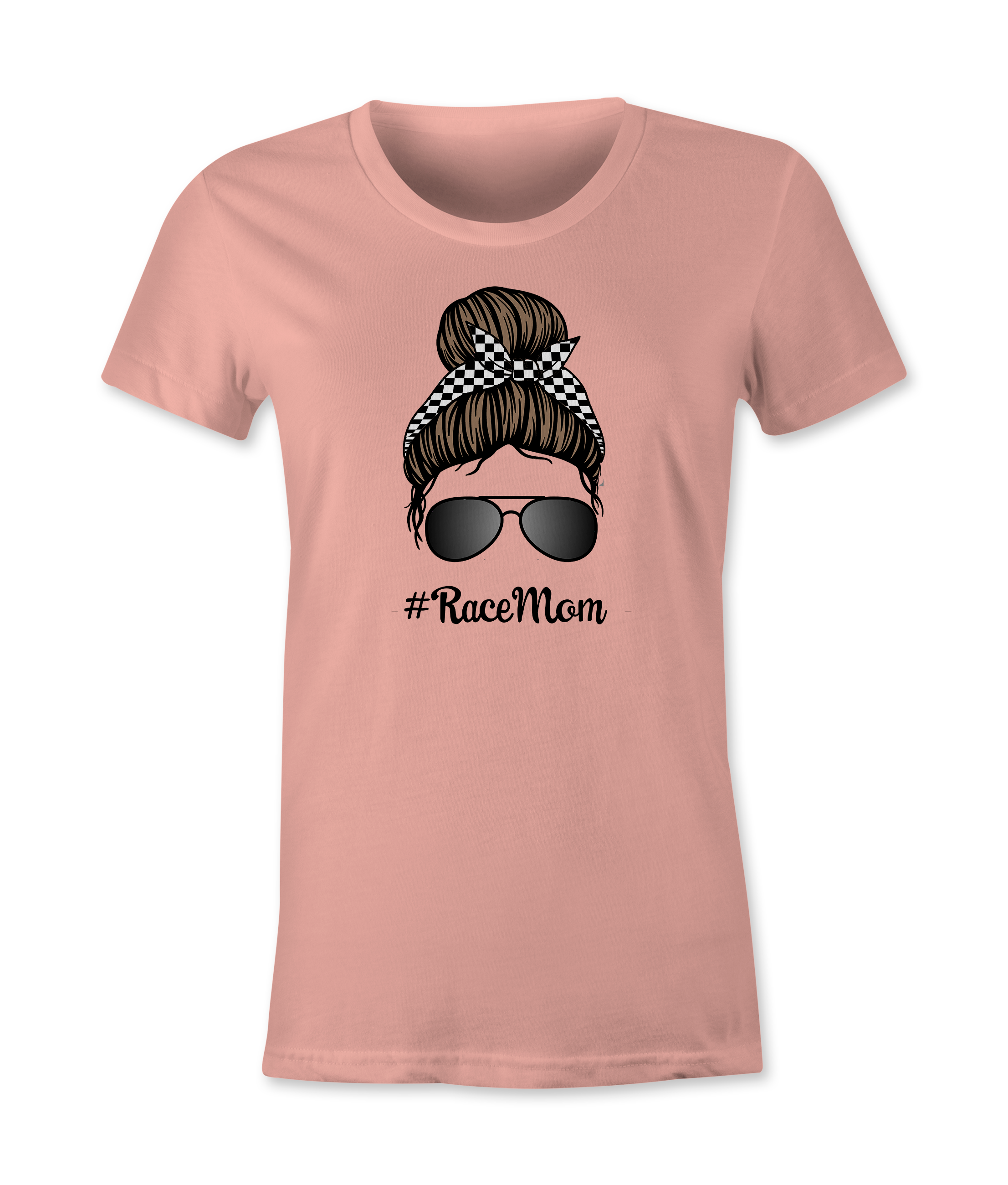 RaceMom Graphic T-Shirt | Funny Racing Mom Tee