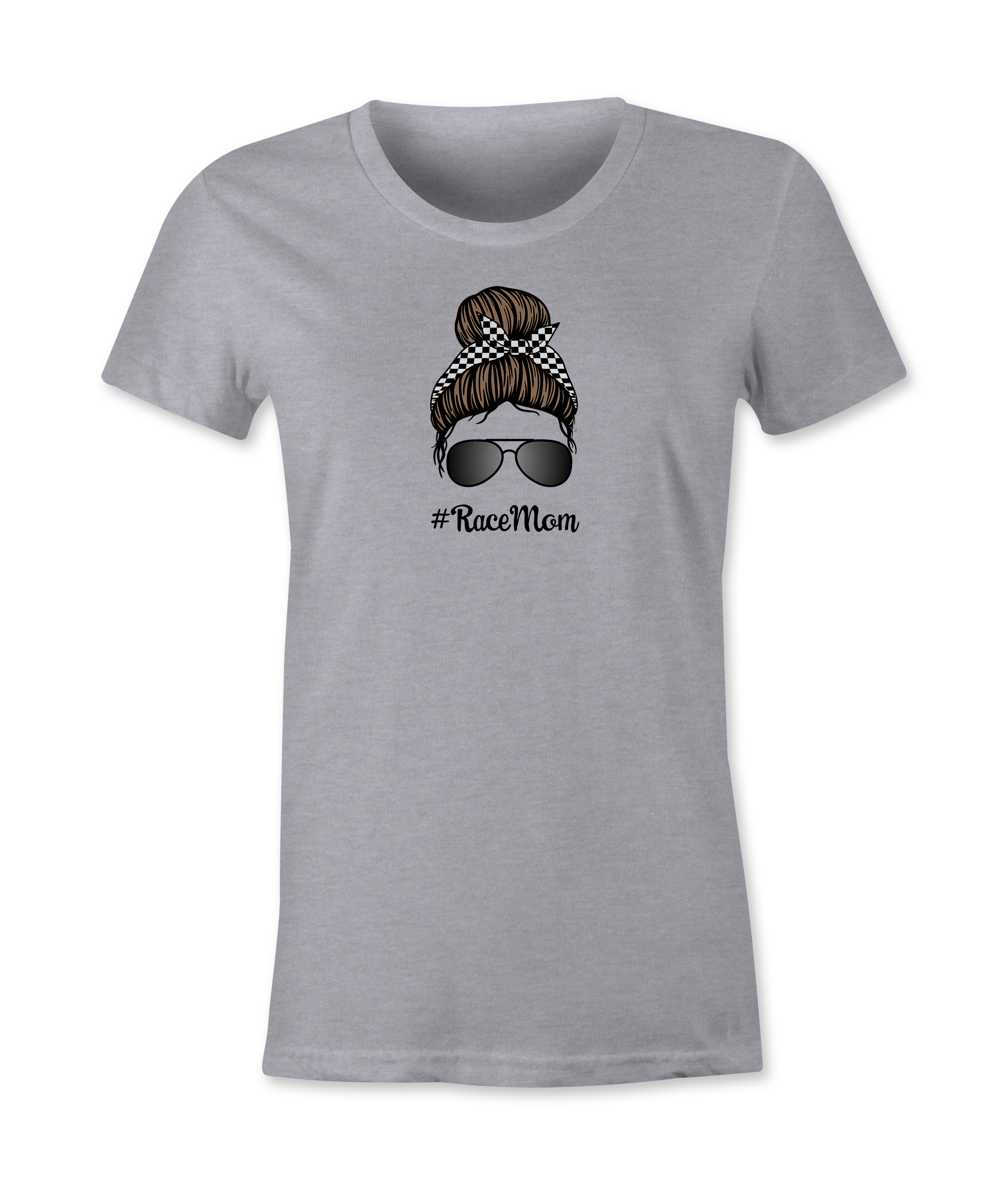 RaceMom Graphic T-Shirt | Funny Racing Mom Tee