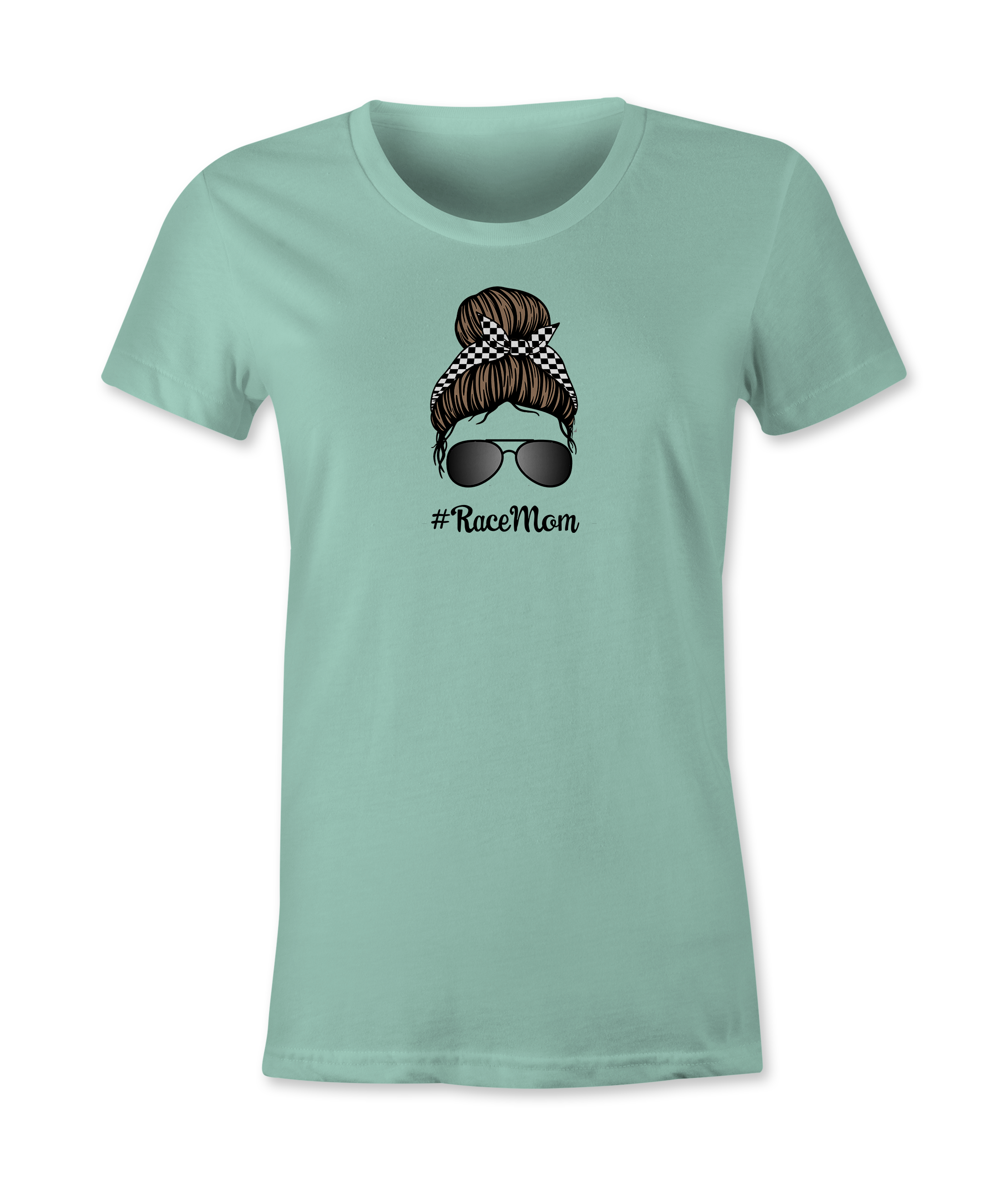 RaceMom Graphic T-Shirt | Funny Racing Mom Tee
