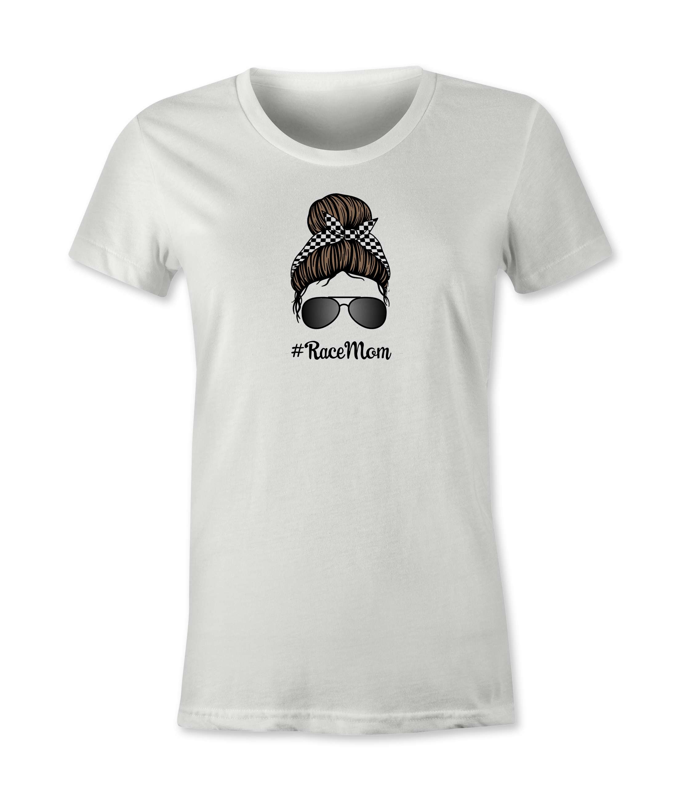 RaceMom Graphic T-Shirt | Funny Racing Mom Tee