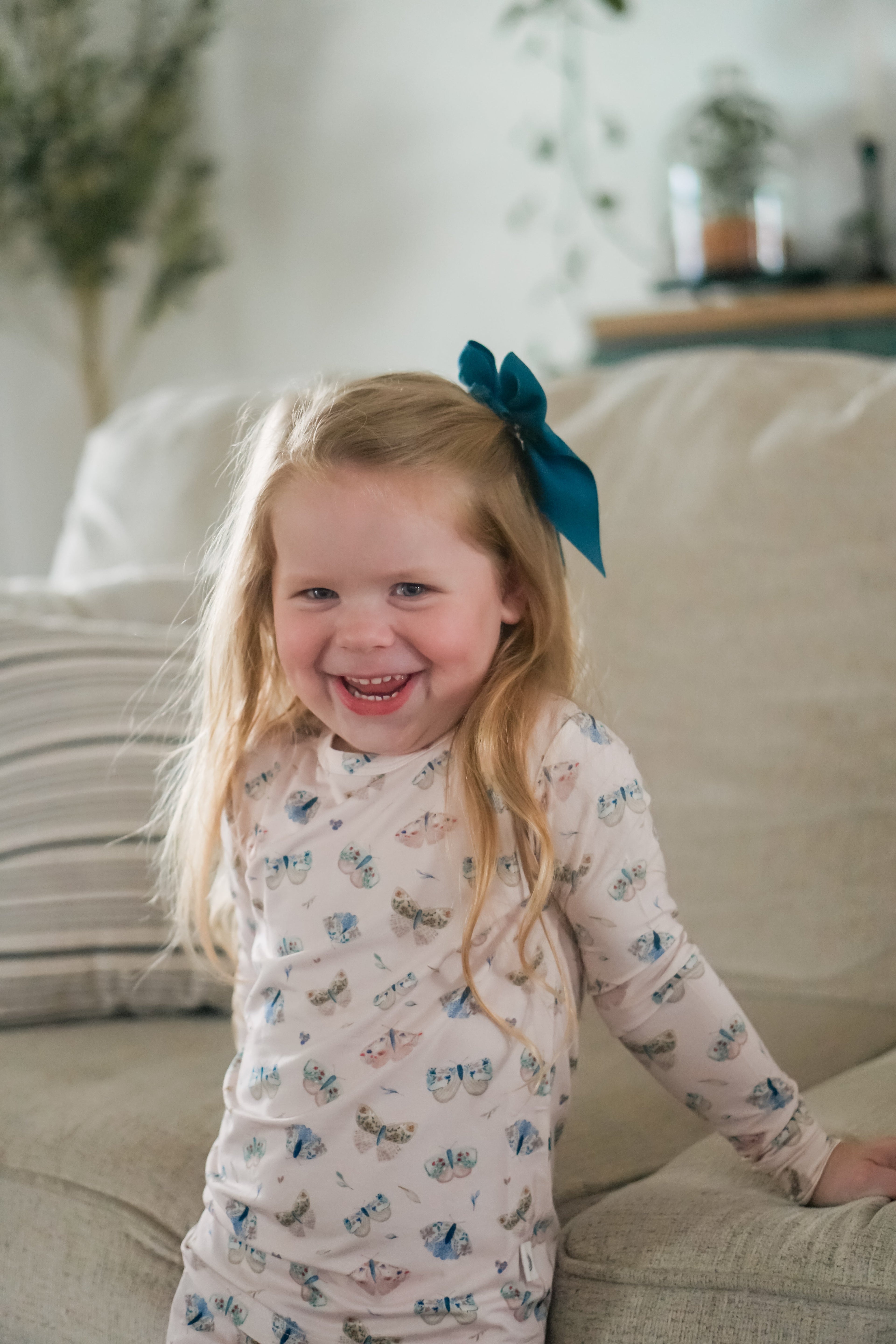 Luna-Motte-Bambus-Pyjama, 2-teilig