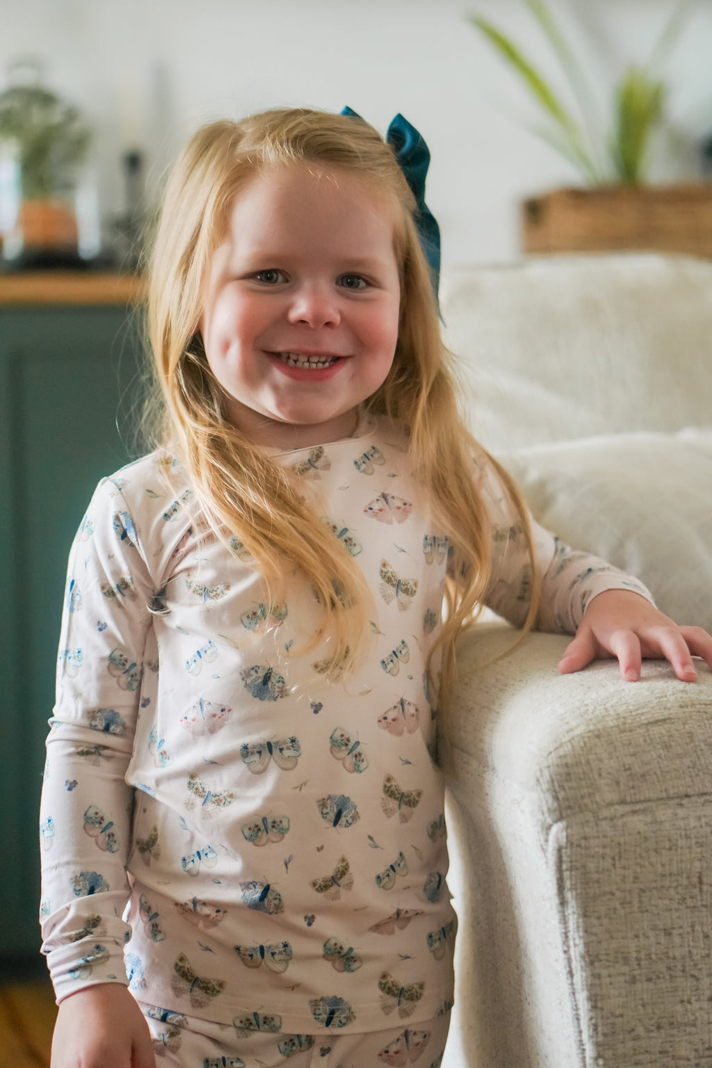 Luna-Motte-Bambus-Pyjama, 2-teilig
