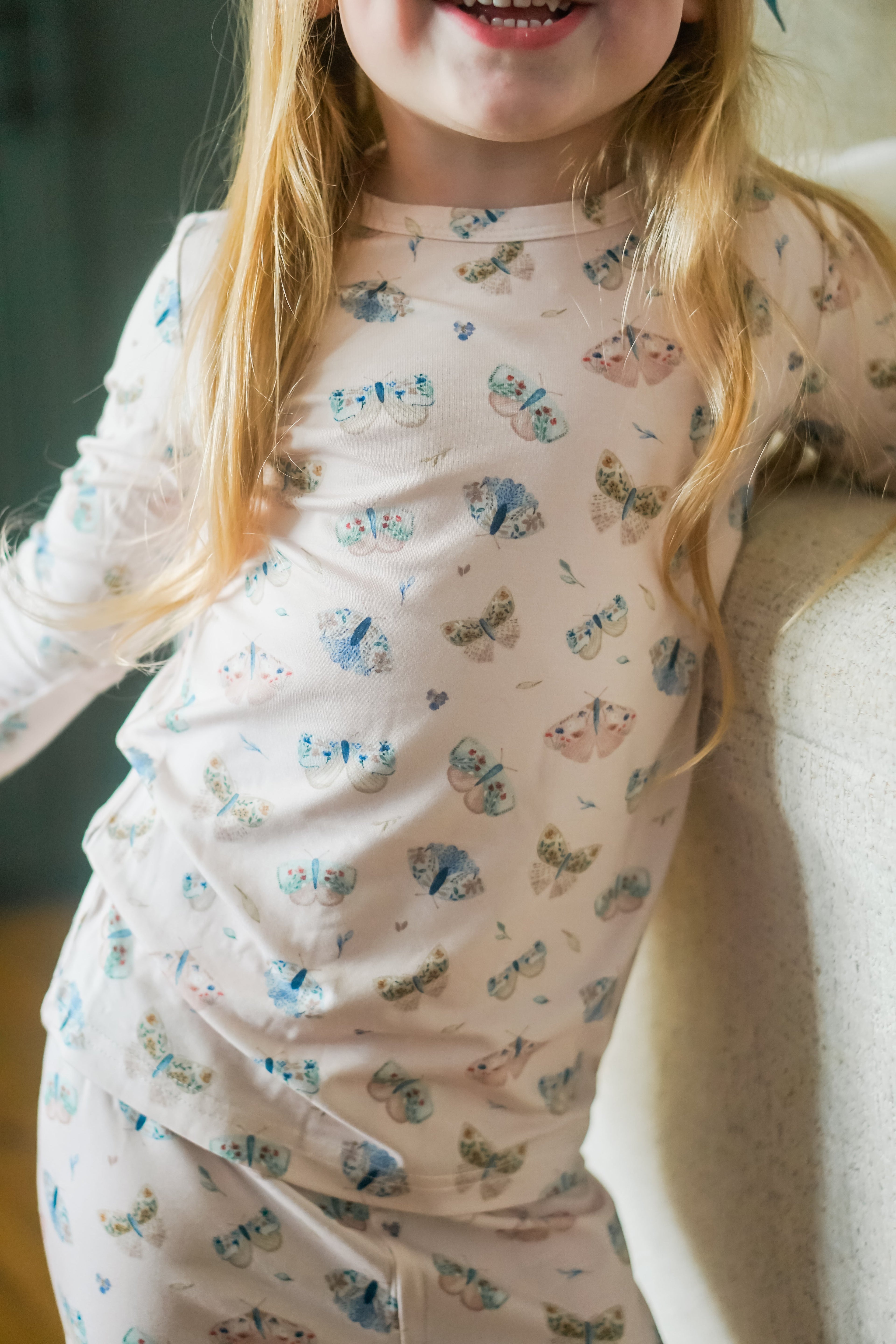 Luna-Motte-Bambus-Pyjama, 2-teilig
