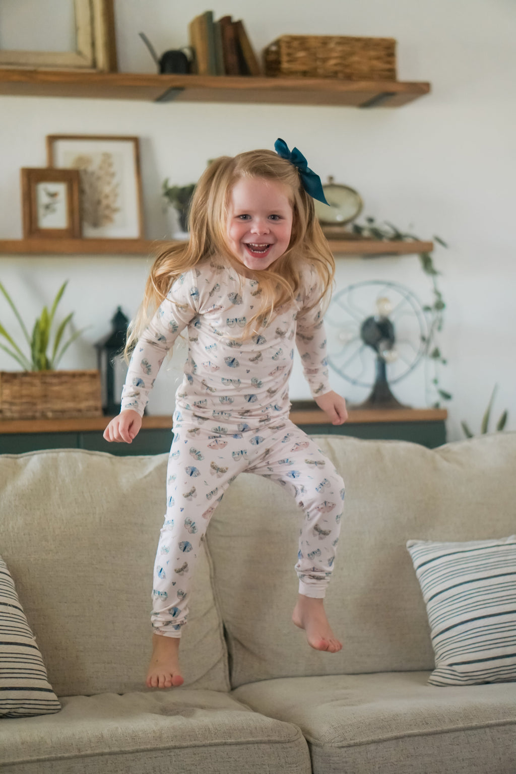 Luna-Motte-Bambus-Pyjama, 2-teilig