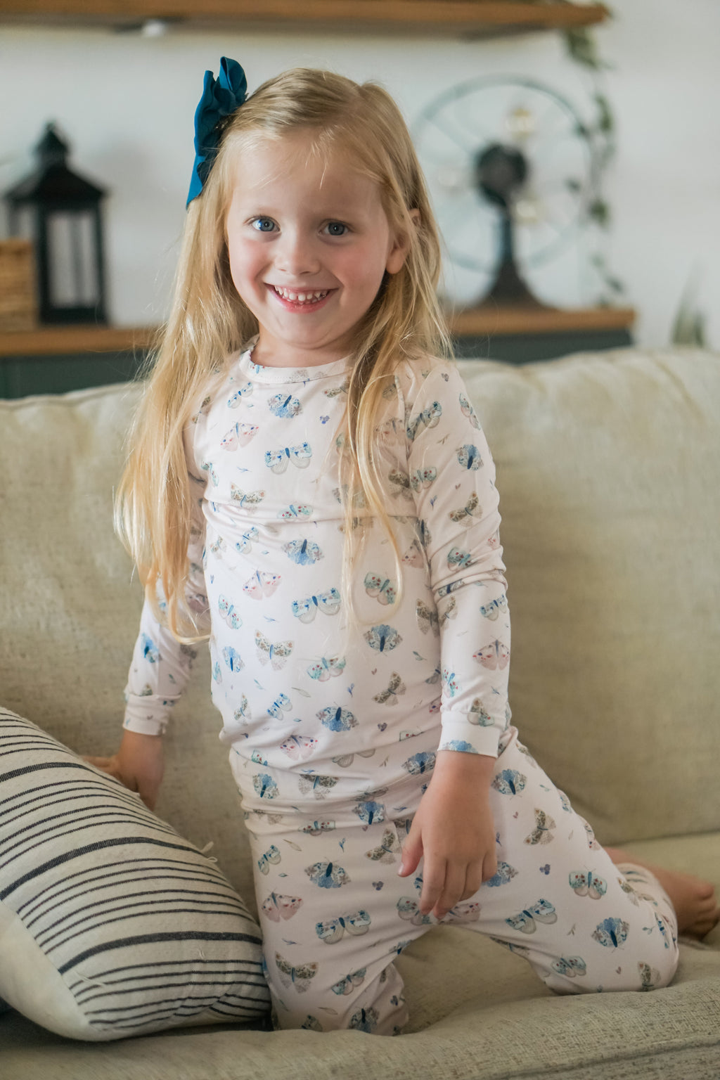 Luna-Motte-Bambus-Pyjama, 2-teilig