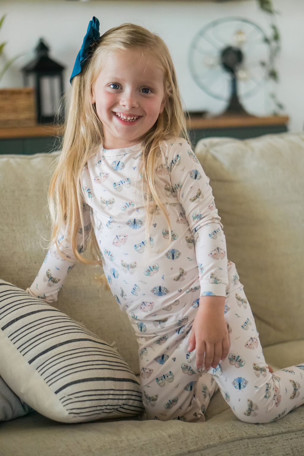 Luna-Motte-Bambus-Pyjama, 2-teilig