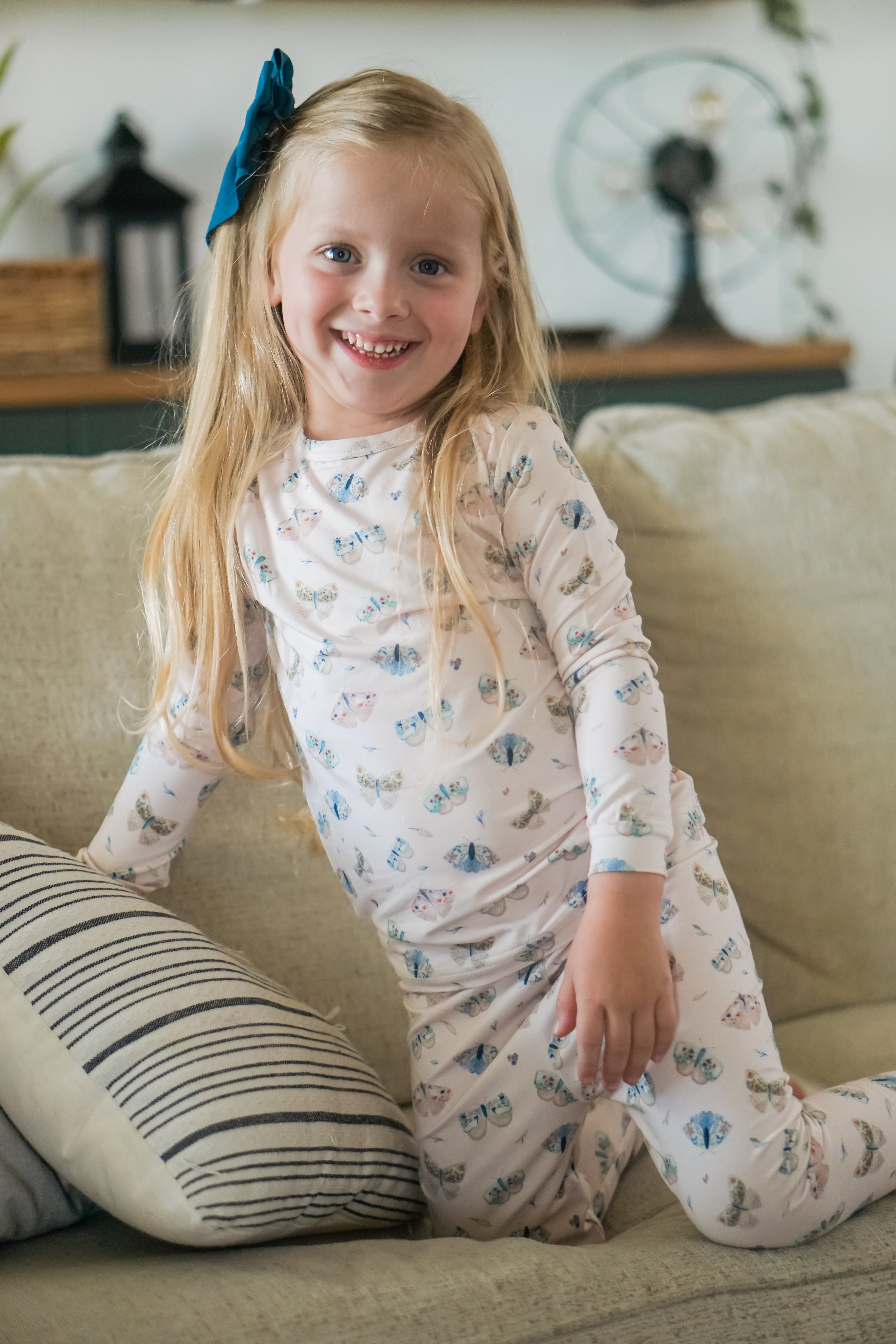 Luna-Motte-Bambus-Pyjama, 2-teilig