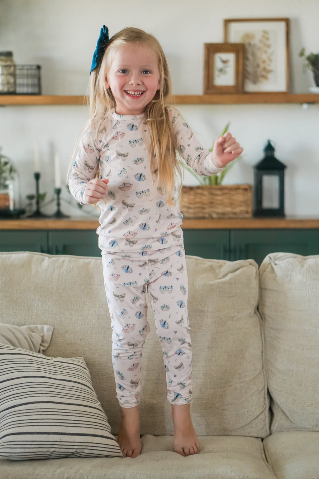 Luna-Motte-Bambus-Pyjama, 2-teilig