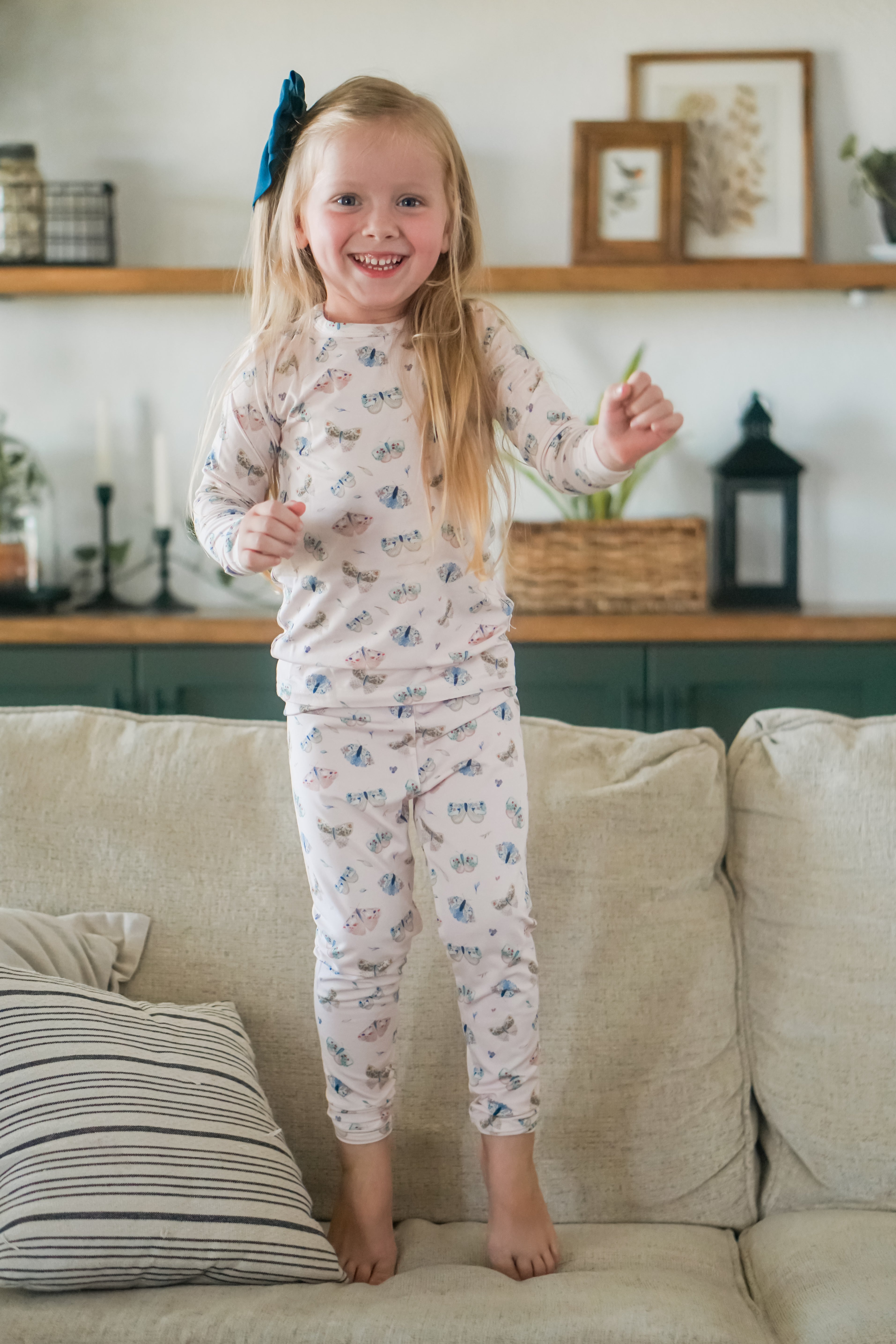 Luna-Motte-Bambus-Pyjama, 2-teilig