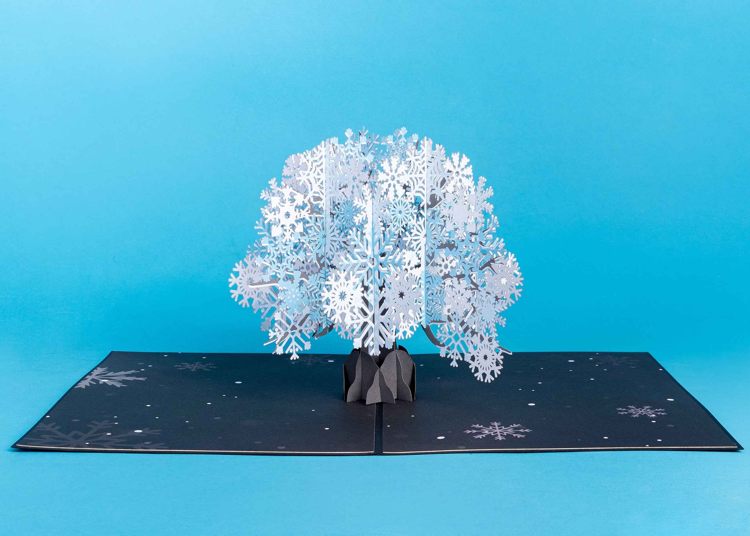 Schneebaum-Pop-up-Karte