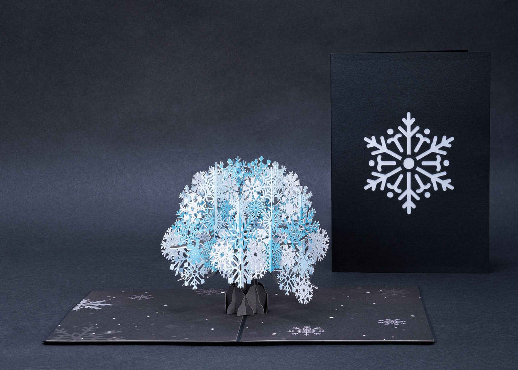 Schneebaum-Pop-up-Karte