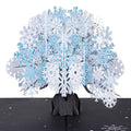 Schneebaum-Pop-up-Karte