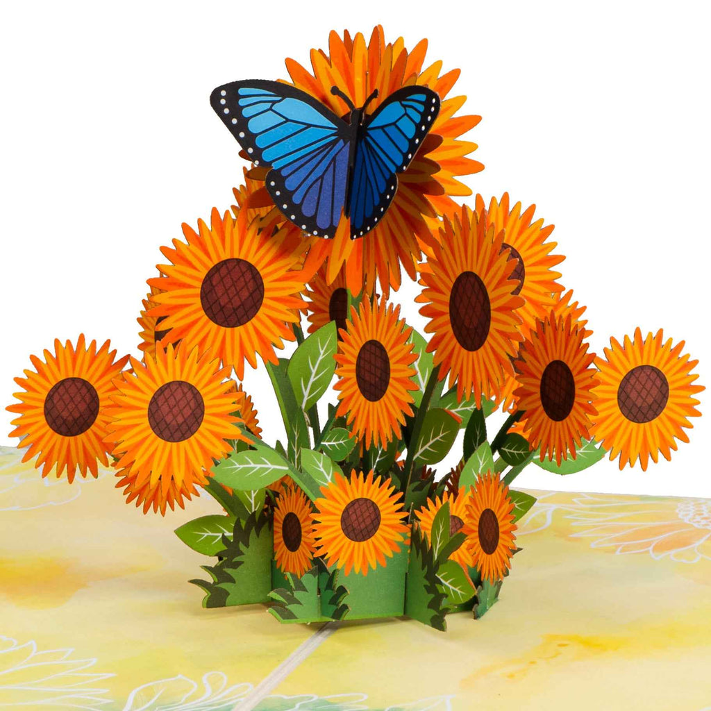 Sonnenblumen Pop-Up-Karte